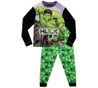 Marvel Jungen Schlafanzug The Incredible Hulk Schwarz 140