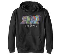 Marvel Jungen Silhouette Heads Hoodie, Schwarz, M