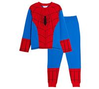 Marvel Jungen Spiderman Pyjama Kinder Neuheit Lange Länge Dress UP Pjs Avengers Nachtwäsche Set