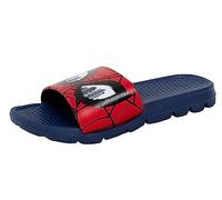 Marvel Jungen Spiderman Sliders Kinder Sandalen Sommer Pool Schuhe Strand Flip Flops, Rot / Marineblau, 30 EU