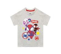 Marvel Jungen T-Shirt Spiderman Grau 140
