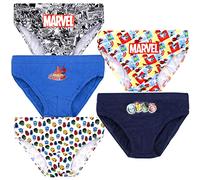 Marvel - Jungen-Unterwäsche-Multipack - 5er-Pack Hosen für Jungen - Hosen aus 100% Baumwolle - Verschiedene Designs - offizielles Merchandise - 3/4 Jahre