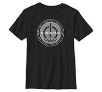 Marvel Jungen Wandavision Sword Logo T-shirt, Schwarz, XS