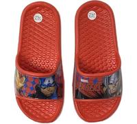 Marvel Kinder-Badeschlappe Badeschuhe für Jungen Badelatschen Sommer Hausschuhe rutschfeste Strand Slipper (Mehrfarbig, EU Schuhgrößensystem, Kleinkind, Herren, Numerisch (von/bis), M, 26, 27)