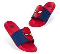 Marvel Kinder Strandschuhe Kinder - Schlappen Kinder Offizielle Gartenschuhe Badesandalen Kinder Jungen (Rot/Blau, numeric_31)