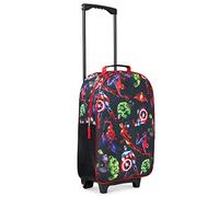 Marvel Kinderkoffer Mädchen Jungen - Spiderman Trolley Handgepäck Faltbar Reisekoffer Kinder Avengers Kabine Tasche für Urlaub Offizielle Fanartikel - 47x30x17cm (Mehrfarbig Avengers)