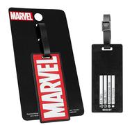 Marvel Kofferanhänger für Flugreisen & Kreuzfahrten, Luggage Tag mit Adresse & Name - Reise Zubehör (Rot Marvel)