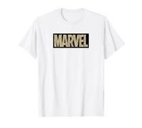 Marvel Leopard Logo Black T-Shirt