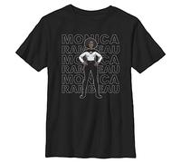 Marvel Likeness WandaVision Agent Stack Boy's Premium Solid Crew Tee, Black, Youth X-Small