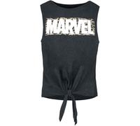 Marvel Logo Leo Frauen Top schwarz