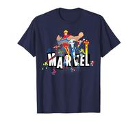 Marvel Logo Retro Vintage 1960s - 1970s Super Heroes T-Shirt