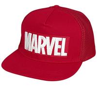 Marvel Logo Cap - rot - Offizieller & Lizenzierter Fanartikel Onesize