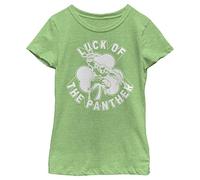 Marvel Mädchen Avengers Classic Lucky Black Panther T-shirt T-Shirt, Apple Green, M