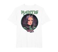 Marvel Mantis Guardians of Galaxy 2 Circle Graphic T-Shirt T-Shirt, Herren Große Größen, Weiß, 4X Tall