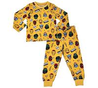 Marvel Offizieller Spiderman, Hulk, Iron Man & Captain America Schlafanzug mit Langen Ärmeln für Jungen - 2-3 Jahre: 98cm
