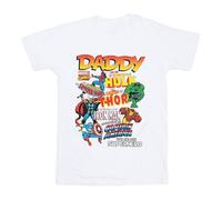 Marvel - "Our Dad Superhero" T-Shirt für Herren (Weiß) XL