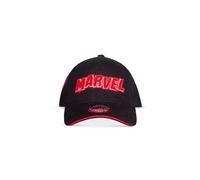 Marvel Patches Cap schwarz rot