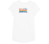 Marvel Pride Rainbow Logo Proud Heroes Symbols T-Shirt