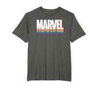 Marvel Pride Rainbow Marvel Logo Super Hero Pride T-Shirt