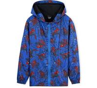 Marvel Regenjacke Kinder Wasserdicht - 100% Polyester Kinder Regenjacke Jungen - Bequeme Regenjacke Jungen (Blau Spiderman, 4-5 Jahre)