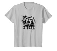 Marvel Rocket Guardians of The Galaxy Bite Grafik-T-Shirt T-Shirt, Kinder, Silber, 98