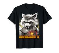 Marvel Rocket Guardians of the Galaxy Glare Graphic T-Shirt T-Shirt
