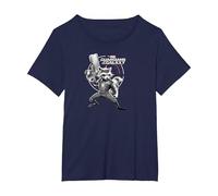 Marvel Rocket Guardians of The Galaxy Target T-Shirt, Damen Große Größen, Marineblau, 5X