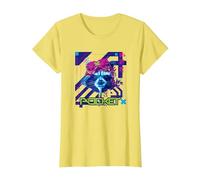 Marvel’s Guardians of the Galaxy Video Game Rocket Racoon T-Shirt, Damen, Gelb, 3XL