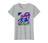 Marvel’s Guardians of the Galaxy Video Game Rocket Racoon T-Shirt, Damen, Grau Meliert, S