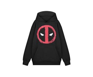 Marvel Schwarzer Herren-Kapuzenpullover, offizielles Comic-Logo, Superhelden-Grafik-Pullover für Herren, Avengers-Fan-Bekleidung, Geschenk, Schwarz , XXL