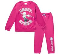 Marvel Spider-Gwen Mädchen-Fleece-Sweatshirt und Hose, Set für kleine Kinder roße Kinder, Violett, 5