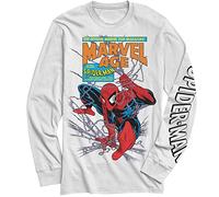 Marvel Spider-Man 90's Age Adult Long Sleeve T-Shirt (XX-Large) White