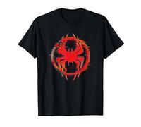 Marvel Spider-Man: Across The Spider-Verse Miles Icon Glitch T-Shirt, Herren, Schwarz, L