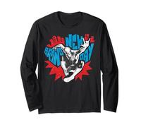 Marvel Spider-Man: Brand New Day Pop Art Spidey and Skyline Langarmshirt