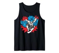 Marvel Spider-Man: Brand New Day Pop Art Spidey and Skyline Tank Top