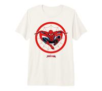 Marvel Spider-Man: Brand New Day Spiderman Leaping Thru Web Premium T-Shirt