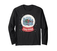 Marvel Spider-Man Christmas Happy Holidays Snow Globe Langarmshirt