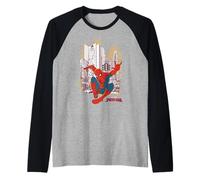 Marvel Spider-Man: Day Animated Style Spidey Pose Raglan