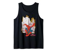 Marvel Spider-Man: Day Animated Style Spidey Pose Tank Top