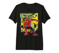 Marvel Spider-Man: Day Comic Art Spidey Vs Villains Premium T-Shirt