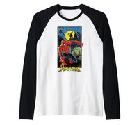 Marvel Spider-Man: Day Spidey Surrounded By Foes Raglan