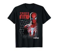 Marvel Spider-Man Game Brick Portrait Graphic T-Shirt