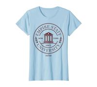 Marvel Spider-Man Game Empire State University Logo T-Shirt, Damen, Himmelblau, M