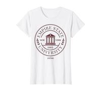 Marvel Spider-Man Game Empire State University Logo T-Shirt, Damen, Weiß, S