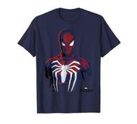 Marvel Spider-Man Game Grunge Portrait T-Shirt