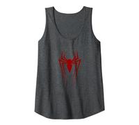 Marvel Spider-Man Icon Tank Top, Damen, Anthrazit Meliert, XXL