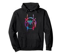 Marvel Spider-Man Into the Spider-Verse Rainbow Icon Pullover Hoodie