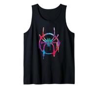 Marvel Spider-Man Into the Spider-Verse Rainbow Icon Tank Top