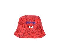 Marvel Spider Man Kinder Bucket Hut, Fischermütze Design, Sommermütze für Jungen, Geschenk für Kinder | Rot