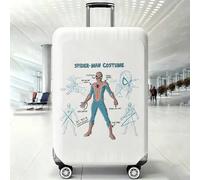 Marvel Spider-Man Kofferabdeckung, "Spider-Man Kostüm" Blaupause & Technische Skizze Design Koffer-Schutzhülle Geeignet für Reiseliebhaber
